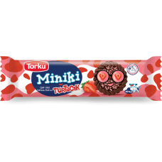 BISCUIT WITH STRAWBERRY JELL COCOA TURTACIK MINIKI  94G TORKU (TURKISH )
